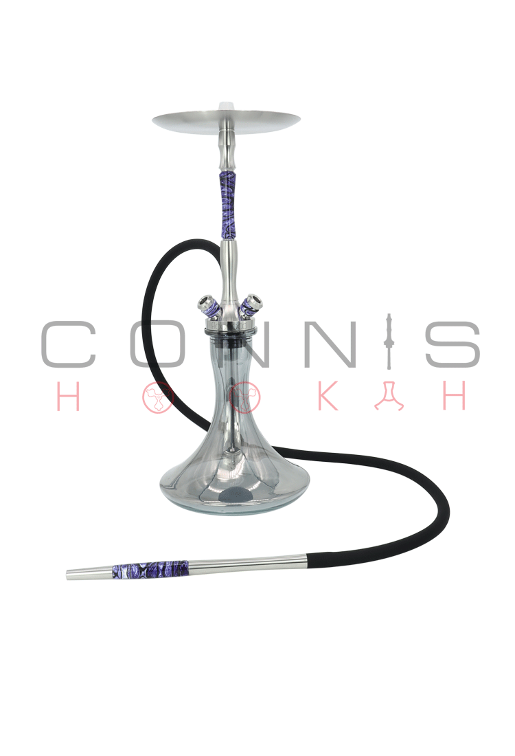 Union Fibonacci Hookah - Acrylic Purple (Optional Extras Multiple Choice Available)