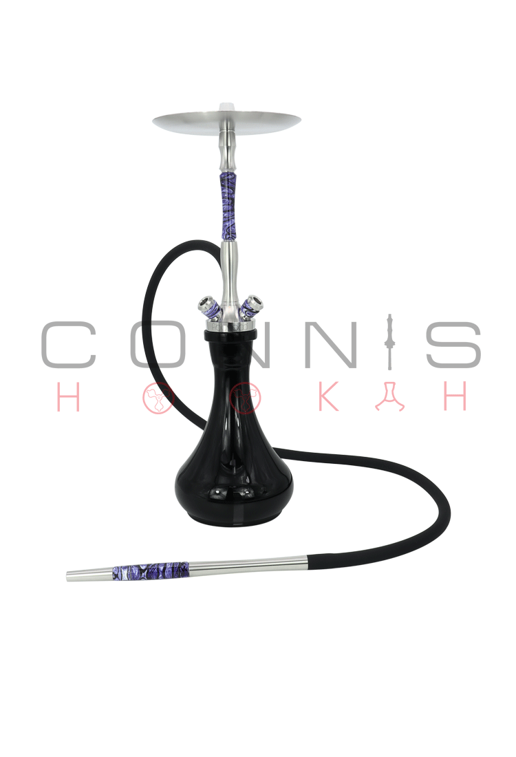 Union Fibonacci Hookah - Acrylic Purple (Optional Extras Multiple Choice Available)
