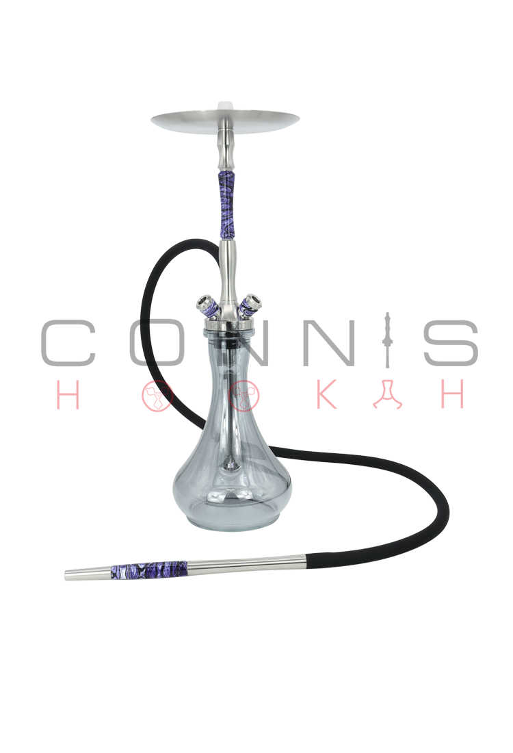 Union Fibonacci Hookah - Acrylic Purple (Optional Extras Multiple Choice Available)