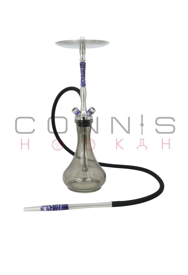Union Fibonacci Hookah - Acrylic Purple (Optional Extras Multiple Choice Available)