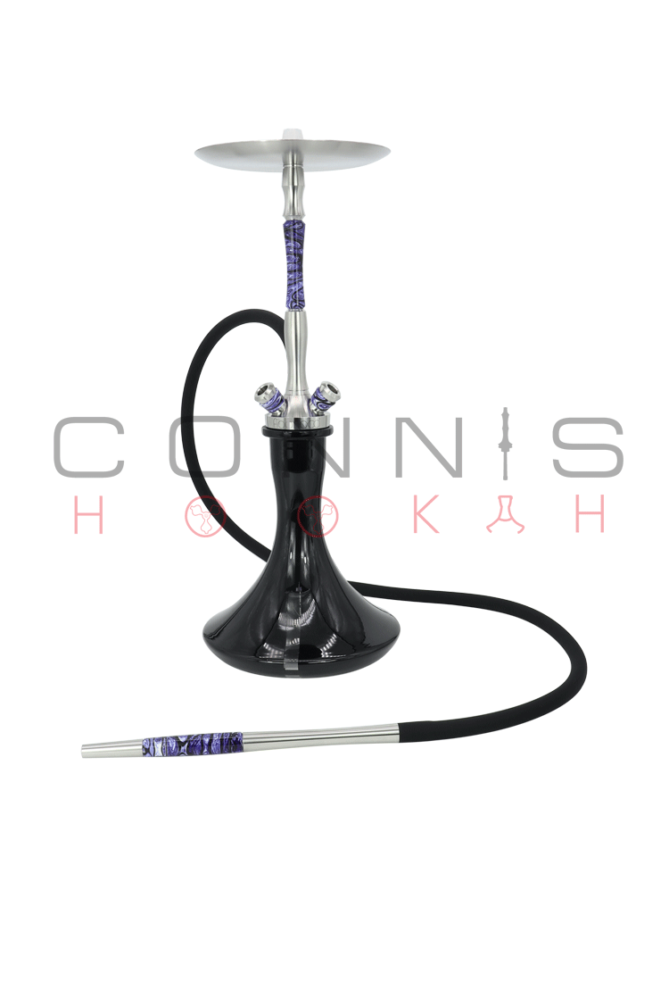 Union Fibonacci Hookah - Acrylic Purple (Optional Extras Multiple Choice Available)