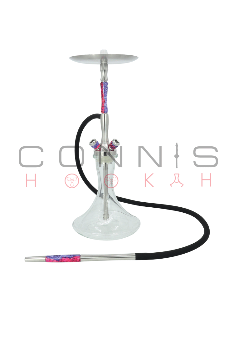 Union Fibonacci Hookah - Hybrid Pink & Purple (Optional Extras Multiple Choice Available)