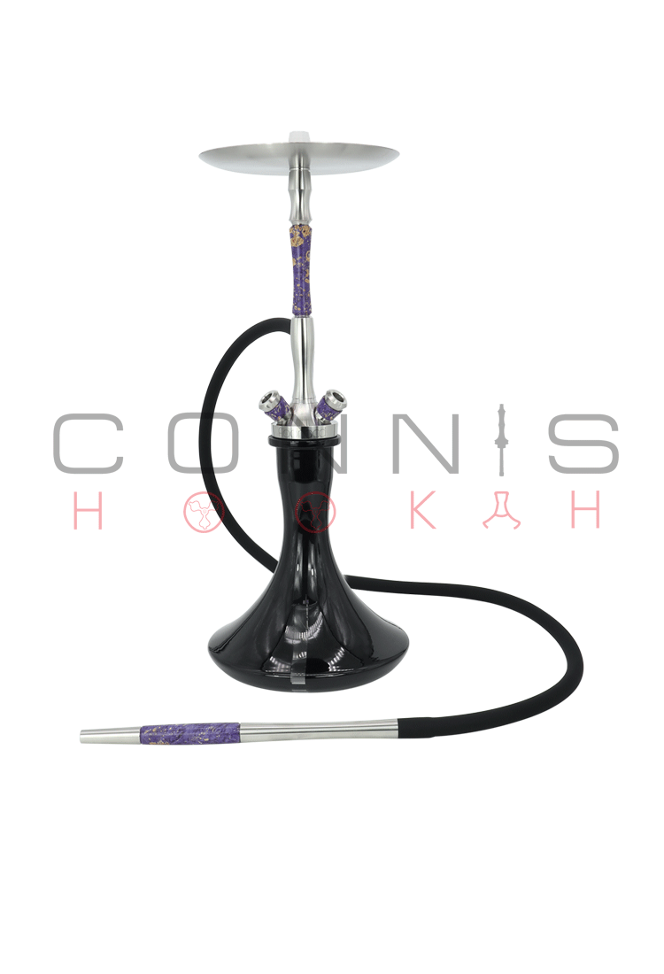 Union Fibonacci Hookah - Stabilized Wood Purple (Optional Extras Multiple Choice Available)