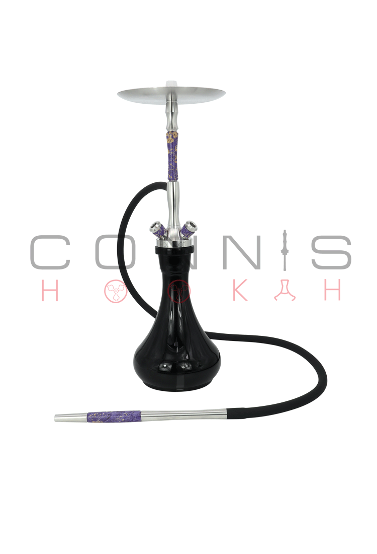 Union Fibonacci Hookah - Stabilized Wood Purple (Optional Extras Multiple Choice Available)