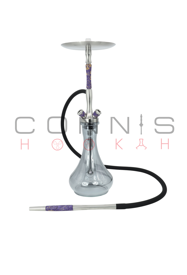Union Fibonacci Hookah - Stabilized Wood Purple (Optional Extras Multiple Choice Available)
