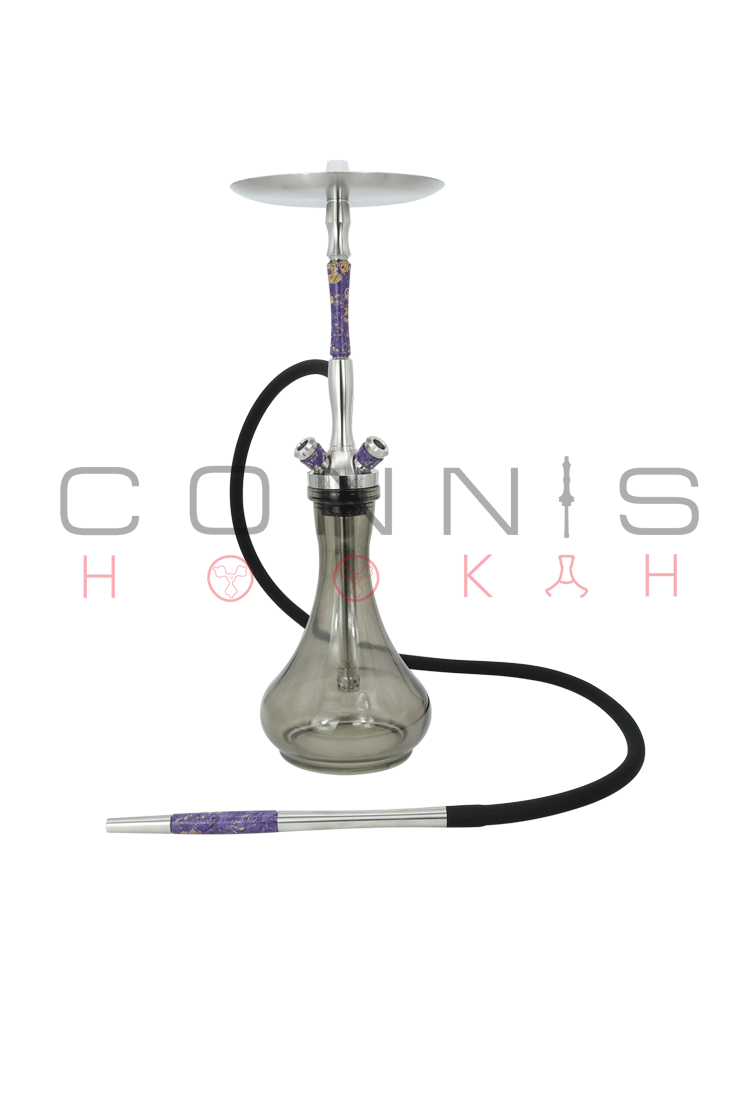 Union Fibonacci Hookah - Stabilized Wood Purple (Optional Extras Multiple Choice Available)