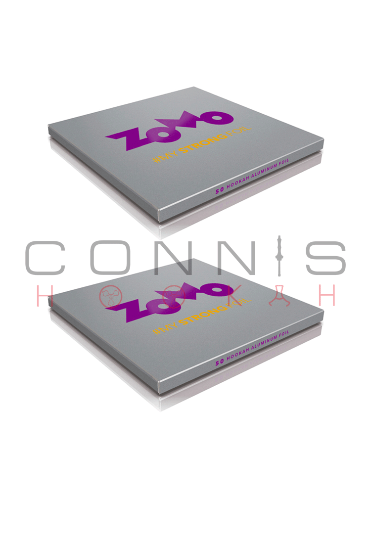 Zomo Strong Foil - 2 Pack Premium Hookah / Shisha Foil 50 Precut Sheets - 42 Micron Extra Thick