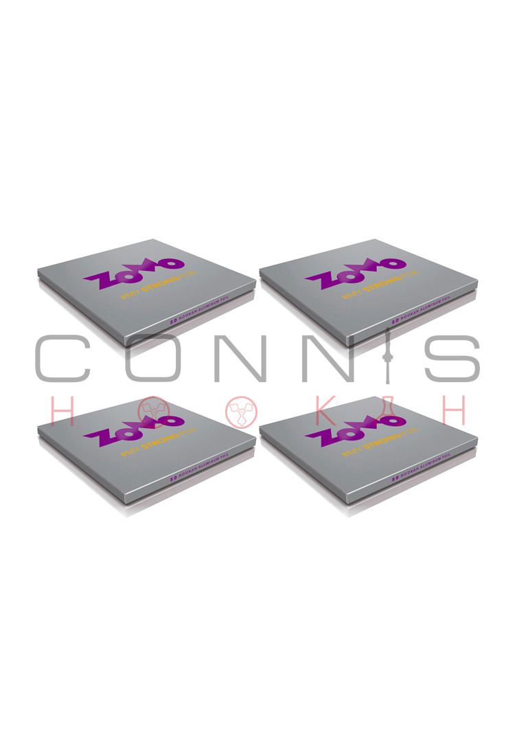 Zomo Strong Foil - 4 Pack Premium Hookah / Shisha Foil 50 Precut Sheets - 42 Micron Extra Thick