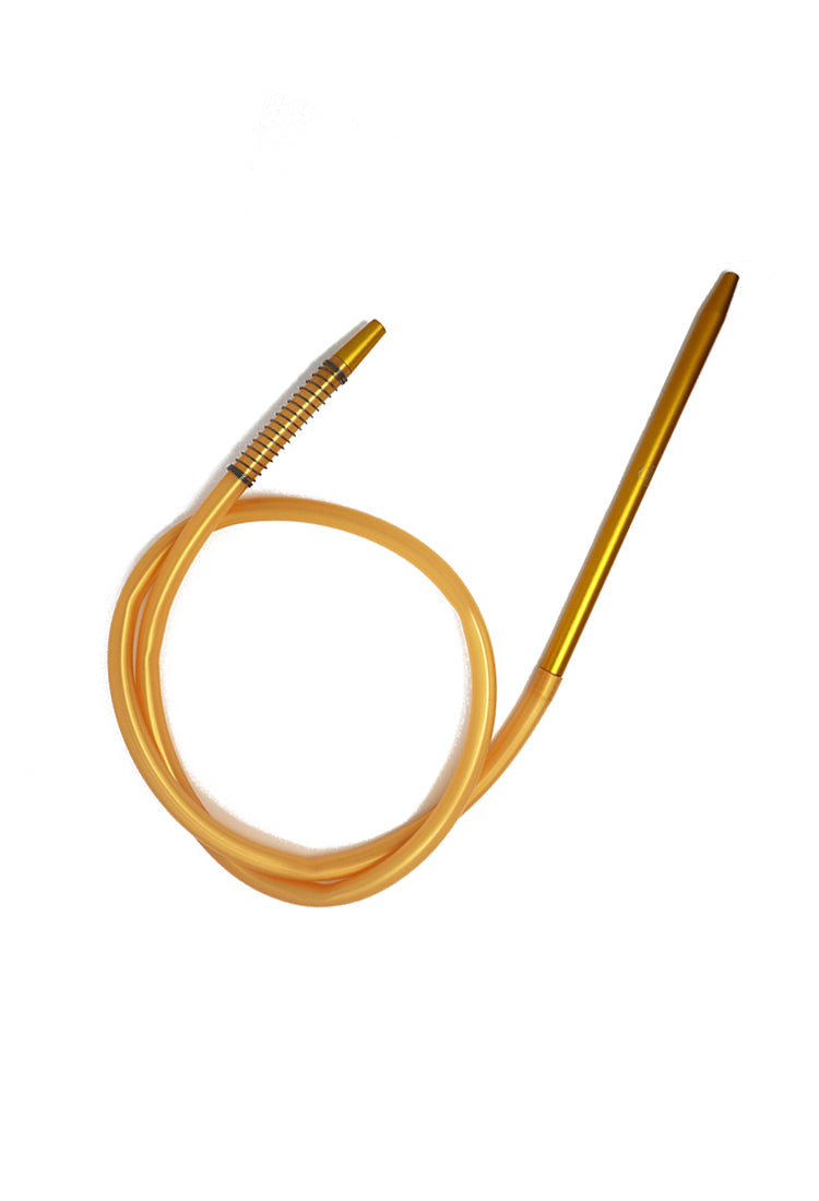 Clouds Silicone Hookah Hose - Gold