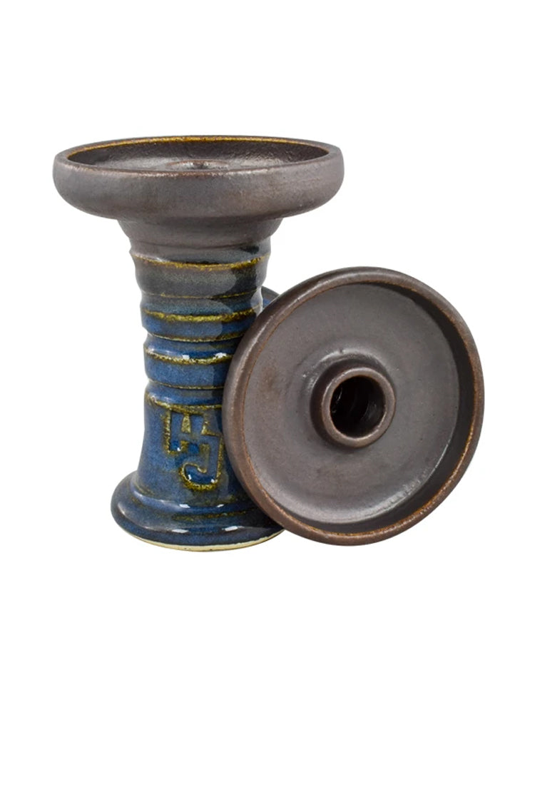 Hookah John Retro Harmony Phunnel Bowl - Nut Blue