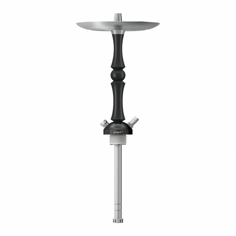 MattPear Simple M Ball Hookah - Black (Optional Extras Multiple Choice Available)