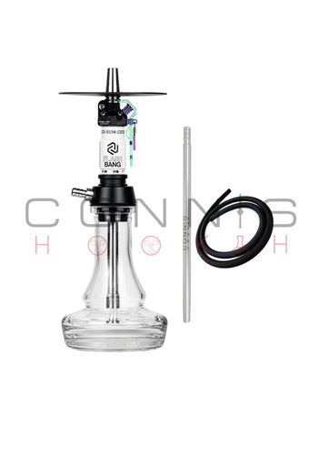 Amotion Flash Bang Hookah - Teal (Includes Silicone Hose & MouthPiece) - (Optional Extras Multiple Choice Available)