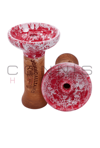 Oblako M Glazed Phunnel Bowl - Red Marble Limited Edition