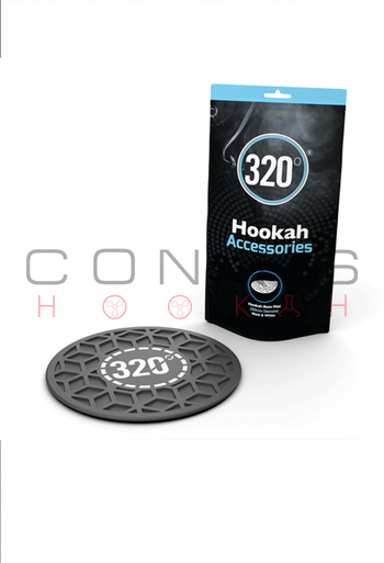 320° Hookah Base Mat - Black & White