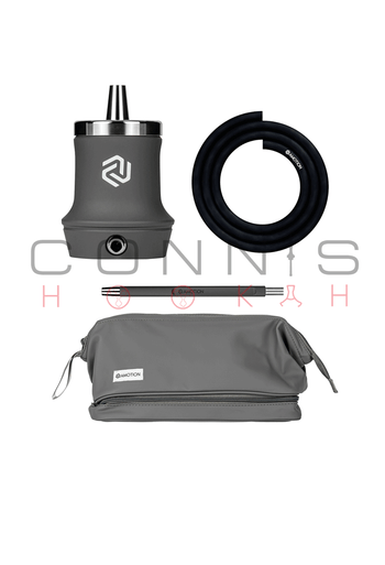 Amotion Roam Hookah - Asher with Add On Kit (Black Hose, Matching Mouthpiece & Travel Bag) - (Optional Extras Multiple Choice Available)