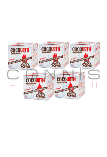 CocoUrth - 5KG BIG CUBES Boxes 26mm² Premium Coconut Charcoal