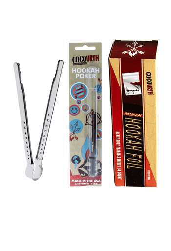 CocoUrth Accessory Bundle 1: Foil, Tongs & Wooden Poker