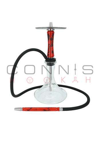 Connis Hookah ASCEND - Red (Optional Extras Multiple Choice Available)