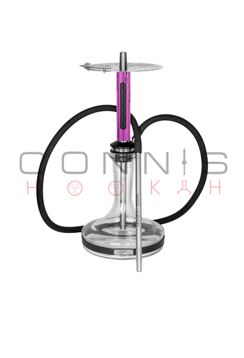Geometry Techno Hookah - Purple / Violet (Optional Extras Multiple Choice Available)