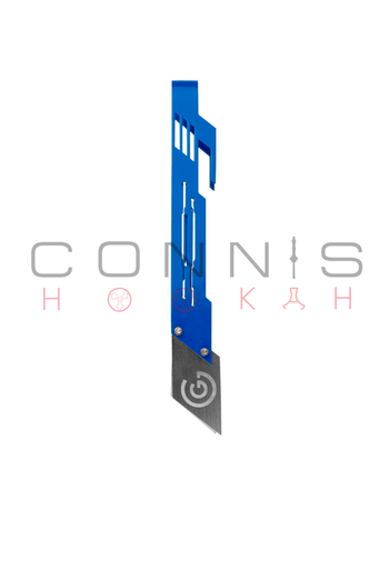 Geometry Hookah Tongs - Blue