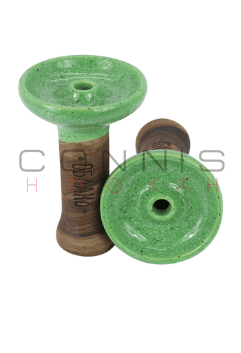 Oblako M Glazed Phunnel Bowl - Kiwi Green Cosmos