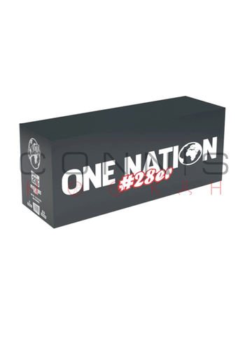 One Nation - 20KG MASTER CASE CUBES Box 28mm² Premium Coconut Charcoal