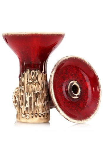 Werkbund Spot Glaze Phunnel Bowl - Red